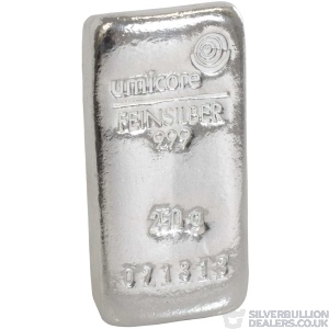 Umicore 250 Gram Silver Bullion Bar