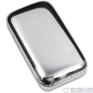 Plain 100 Gram Silver Bar